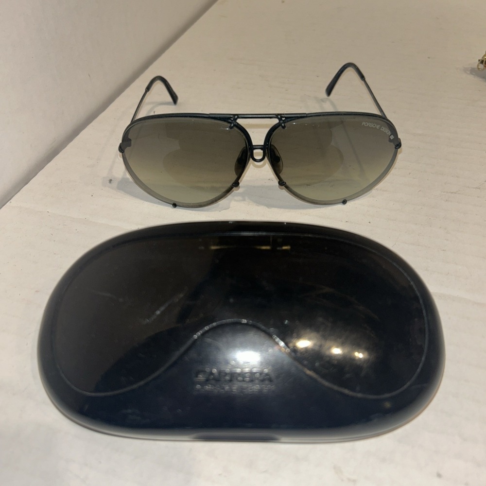 Vintage Carrera Porsche Design 5621 90s Sunglasses w/ Case Extra Lenses E1
